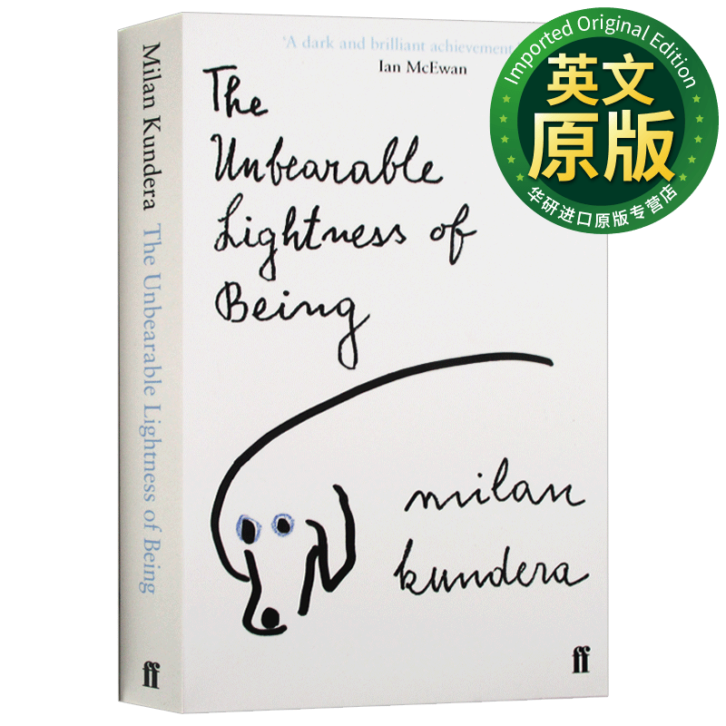 预售 不能承受的生命之轻 英文原版小说 The Unbearable Lightness of Being 米兰昆德拉 Milan Kundera