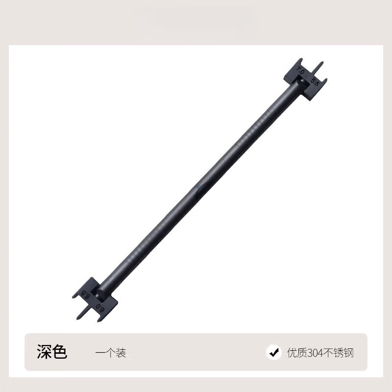 牙科杆式托槽定位器 牙科杆式星型十字托槽定位器正畸高度测量尺合金