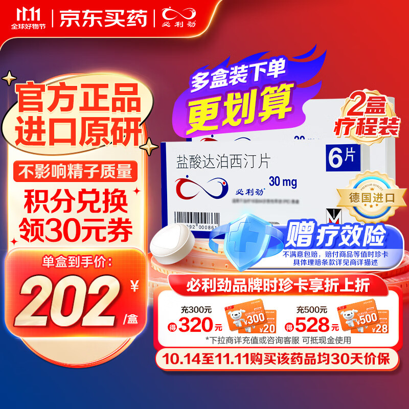 [] ﲴ͡Ƭ30mg*6Ƭ/ 2װ пҩ ԭн ־ƬЧաʵ333.6Ԫ
