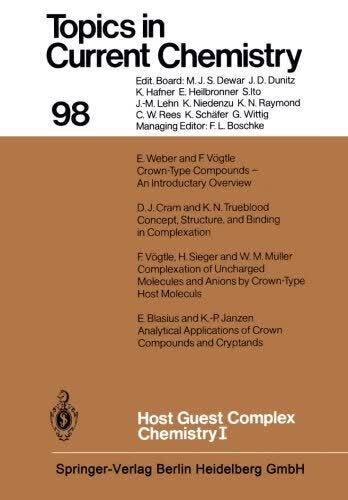 预订 Host Guest Complex Chemistry I
