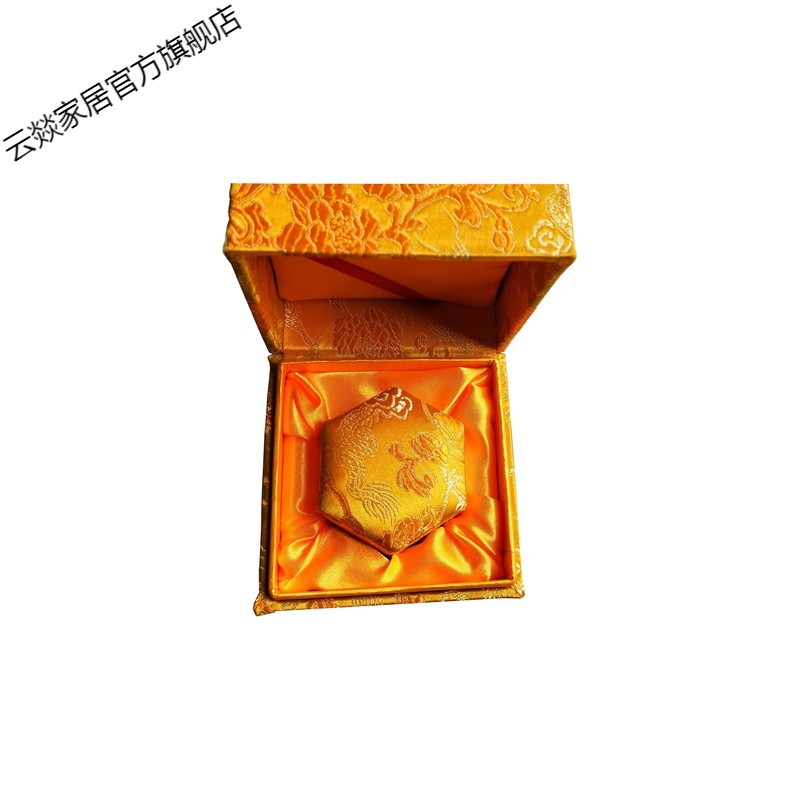 中药丸包装 空盒心丸药盒锦缎盒 安宫丸心丸蜜丸 蜡丸礼品盒 1丸不带
