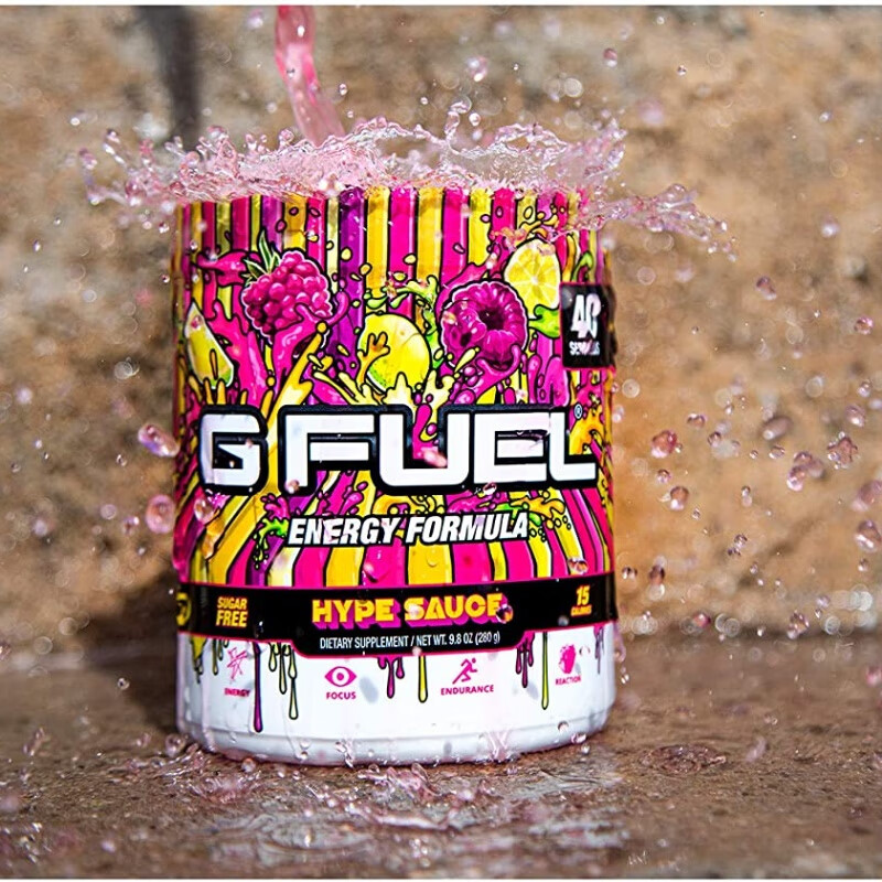 gfuel送水壶美国电竞饮料冲粉剂gfuel能量耐力xqc同款 【速发 默认送