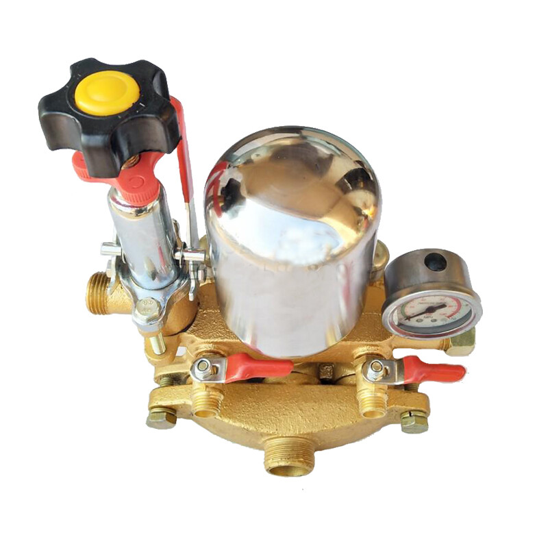 26/60型三缸柱塞泵高压打药泵泵头配件气室座成前部总成缸体排水 26型