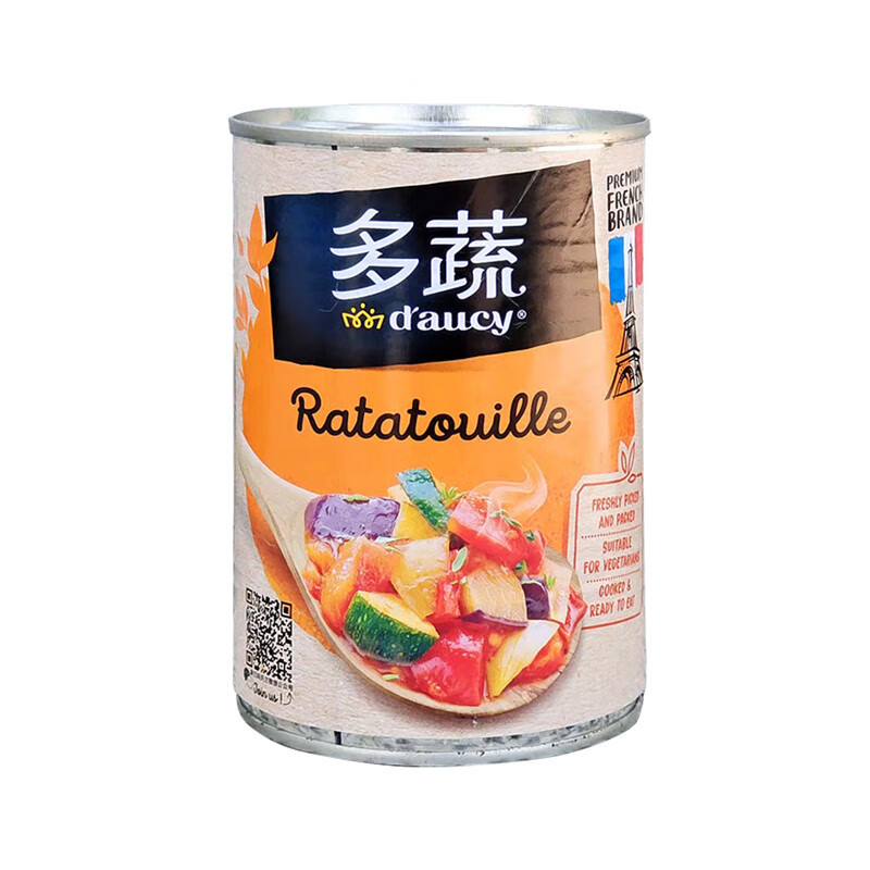 深生都多蔬西班牙进口普罗旺斯烩菜风味蔬菜罐头375g方便菜肴沙拉素食 普罗旺斯烩菜风味蔬菜罐头375g