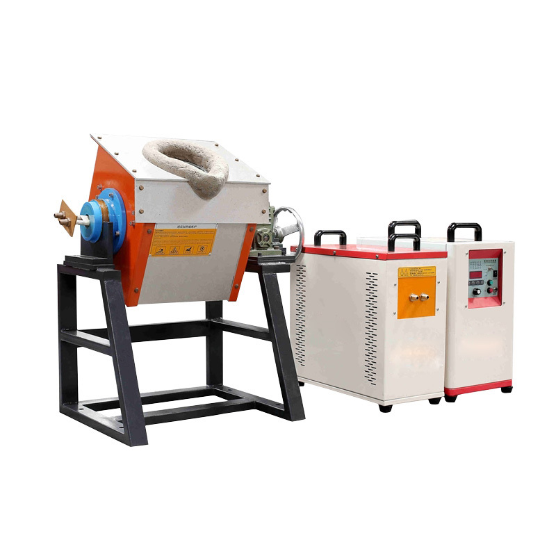 炉铸造炉熔金银铝炉高频加热机金属熔 中频熔炼炉15kw(溶金银铜20斤钢