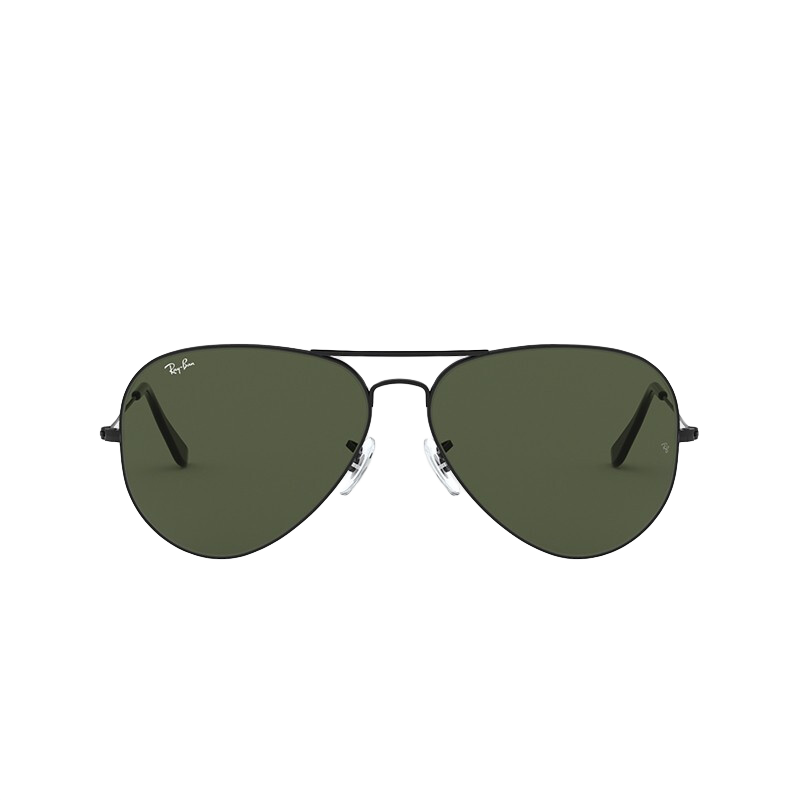 Ray-Ban 雷朋 Aviator飞行员系列 男女款太阳镜 RB3026 L2821 黑色镜框绿色镜片 62mm