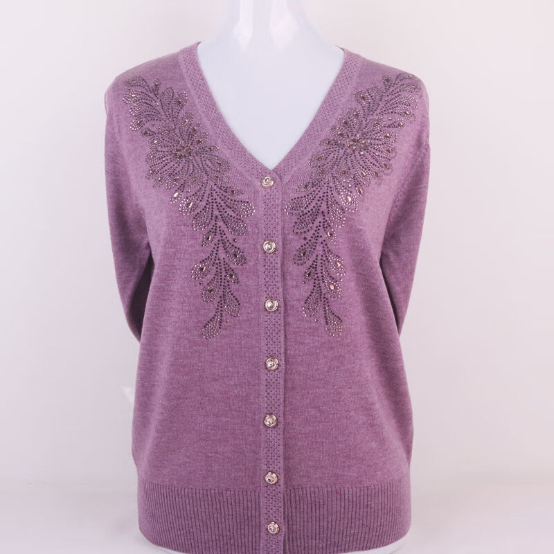 奕菓老年人女装春秋开衫毛衣老年人中老年女装秋宽松上衣外套洋气妈妈