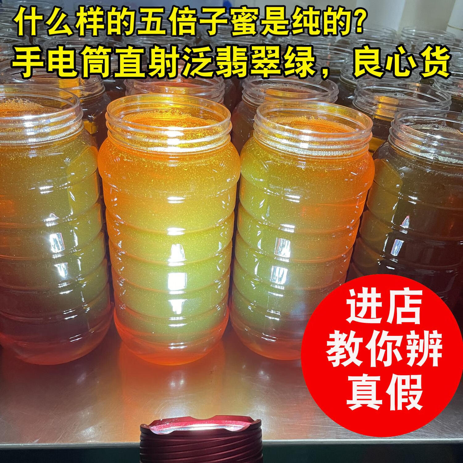24新鮮深山五倍子蜂蜜 氣血濕 蜂農(nóng)自采純凈藥花蜜 天然原蜜2斤裝