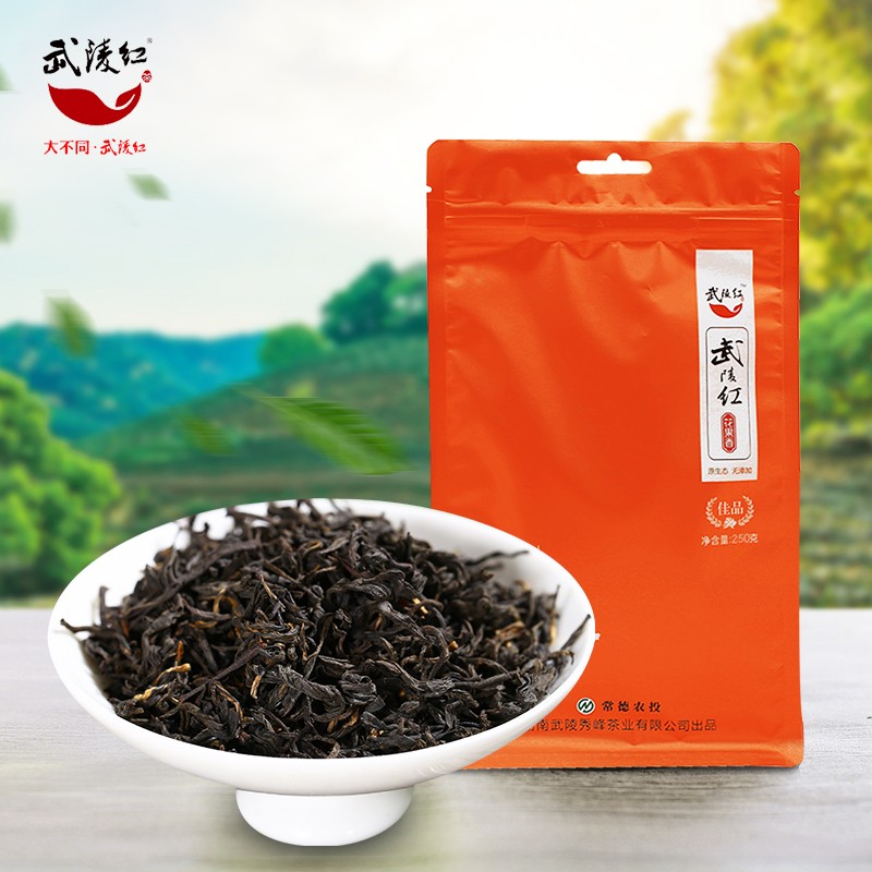 [常德馆]【武陵红】红茶250g佳品3号袋装花果香茶叶湖南常德特产节日