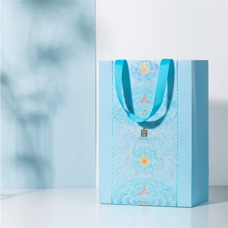 三尺鲤文创古风礼品袋子手提购物包装纸袋中国风生日礼物母亲节 点翠