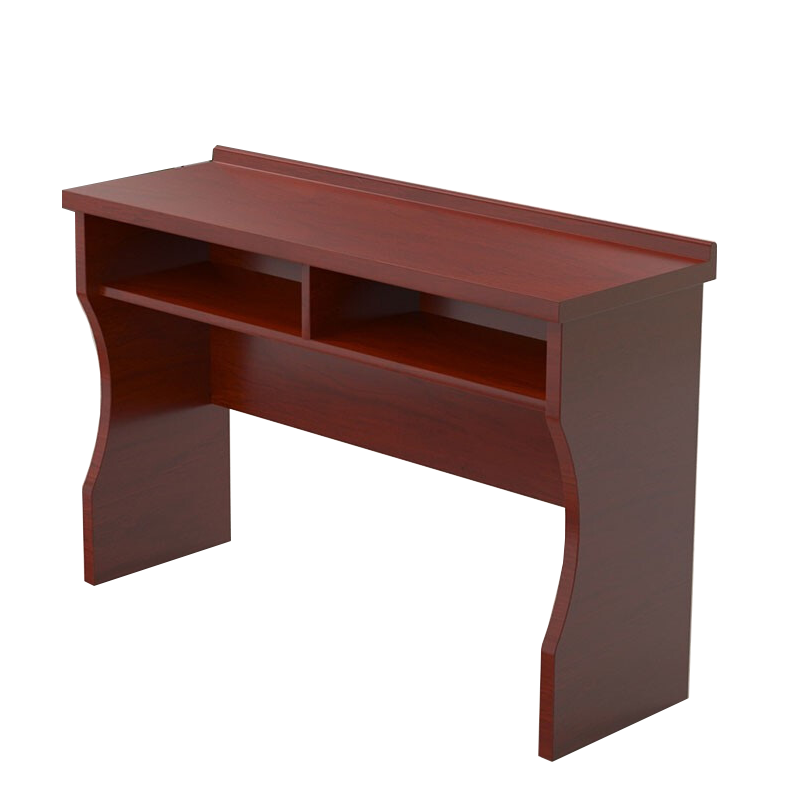 荣将大型会议室会场培训桌椅组合长条桌油漆木皮条形桌 双人桌1.4米不含椅子