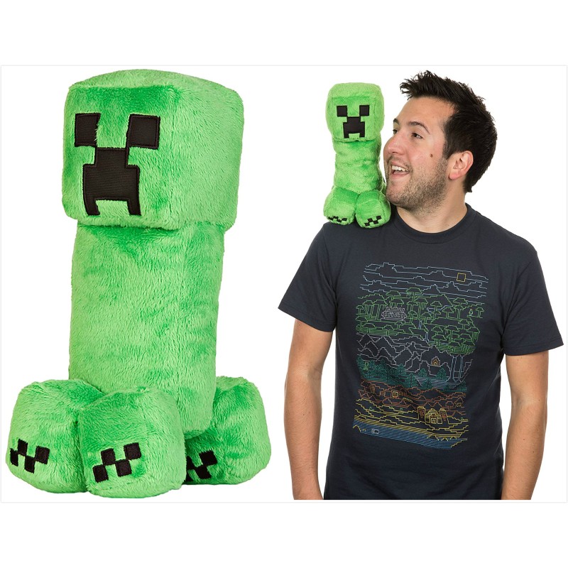 我的世界抱枕我的世界周边抱枕necraf人偶黑龙末影龙公仔玩 苦力怕