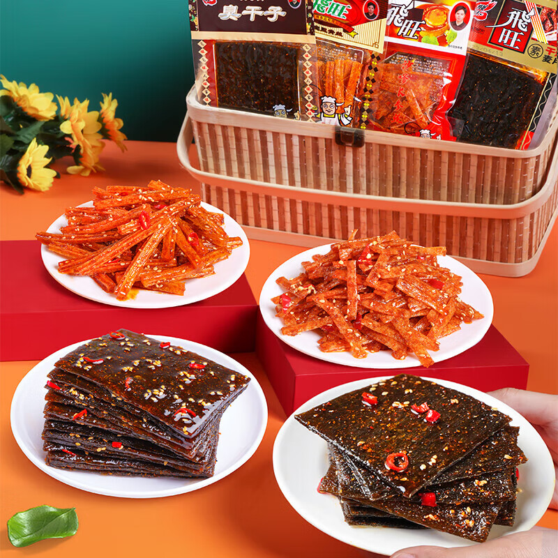 飞旺辣条八宝里青丝零食麻辣小面筋 八宝里青丝16g*15包