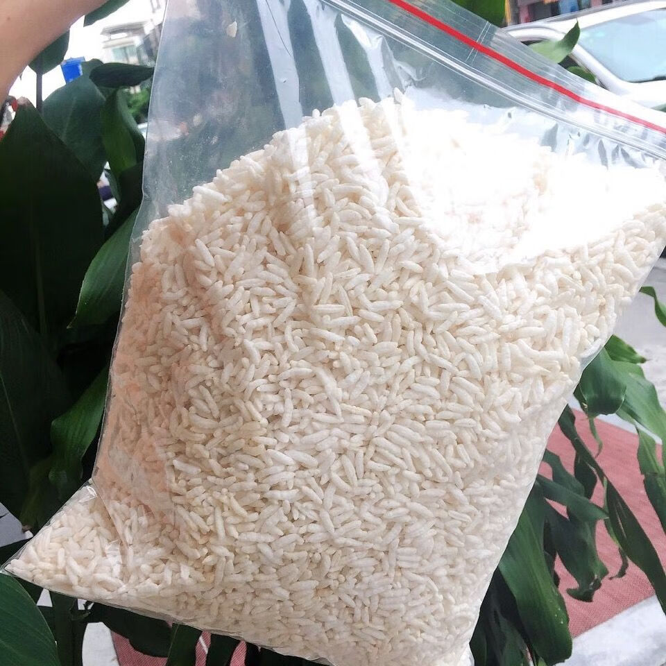 京材汕尾海丰擂咸茶配料炒米:潮汕人喜爱的咸茶家常炒米茶500g 咸味