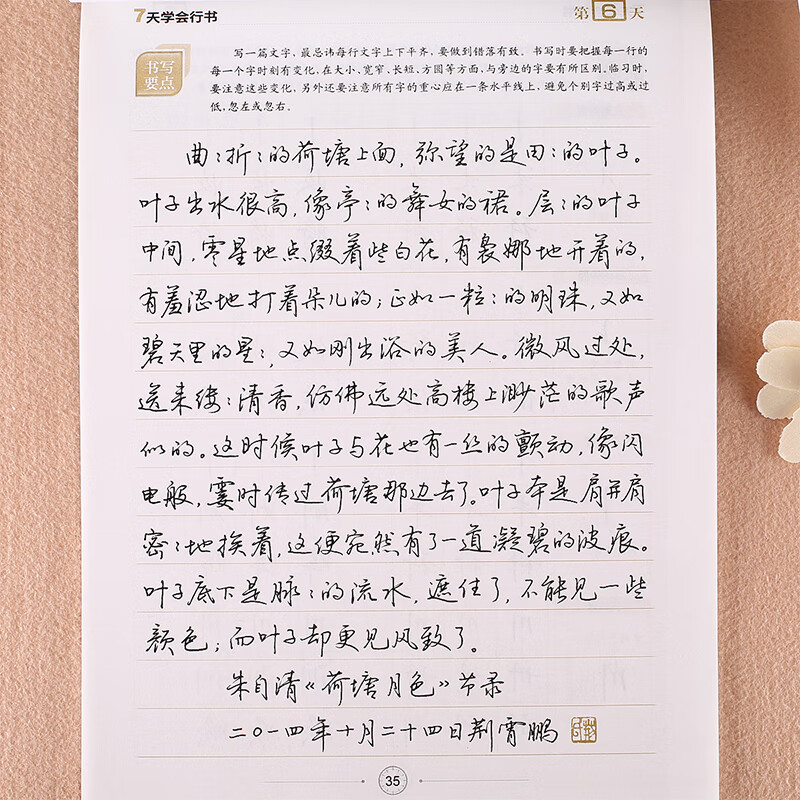 行书行楷楷书练字帖成年女生字体漂亮钢笔字帖硬笔书法临摹连笔字字帖