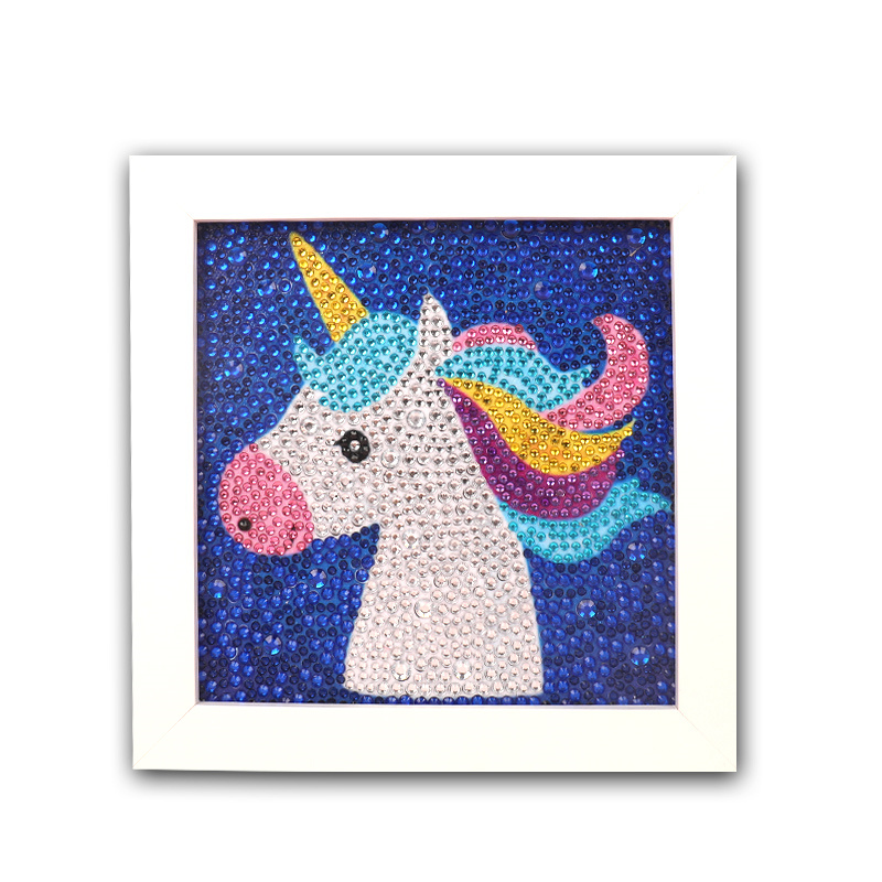 熊猫窜窜5d儿童钻石画贴画手工diy礼物玩具水晶钻满钻1套装1515cm