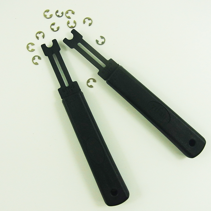 霖盛展 e型卡簧钳介子叉挡圈钳e形叉卡簧叉卡环叉e环钳叉插刀 外径1.