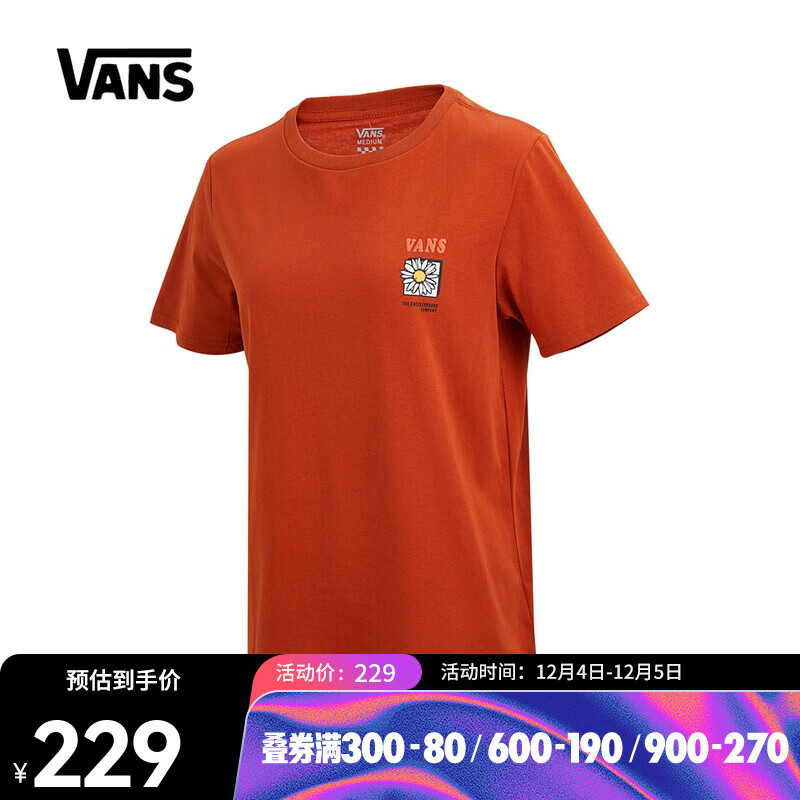 VANS万斯 女子短袖T恤 VN0A7TPCUXS M