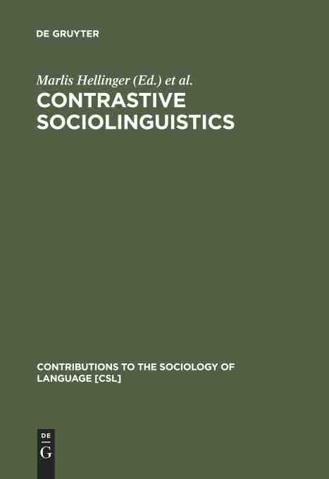 预售 按需印刷 contrastive sociolinguistics