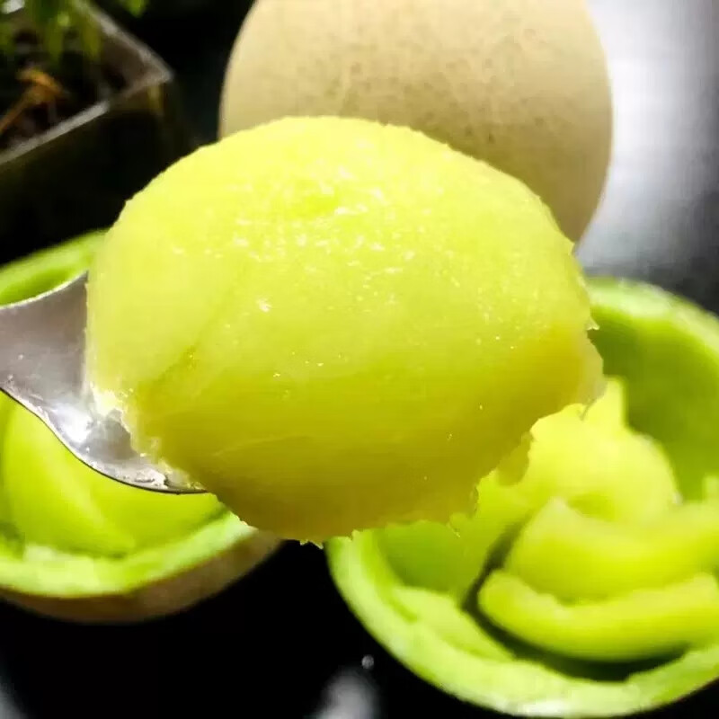 橙小士 海南网纹瓜 冰淇淋蜜瓜糯甜瓜海南新鲜水果热带年货礼盒 5斤优选【2-4个】净果4.5斤