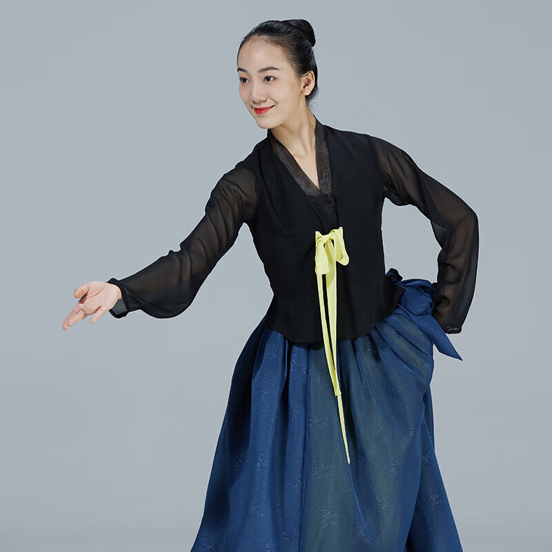 朝鲜-2302黑色[上衣] s