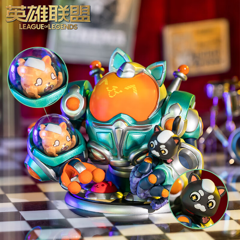 英雄联盟lol太空律动皮肤蒸汽机器人布里茨 机器人 太空律动