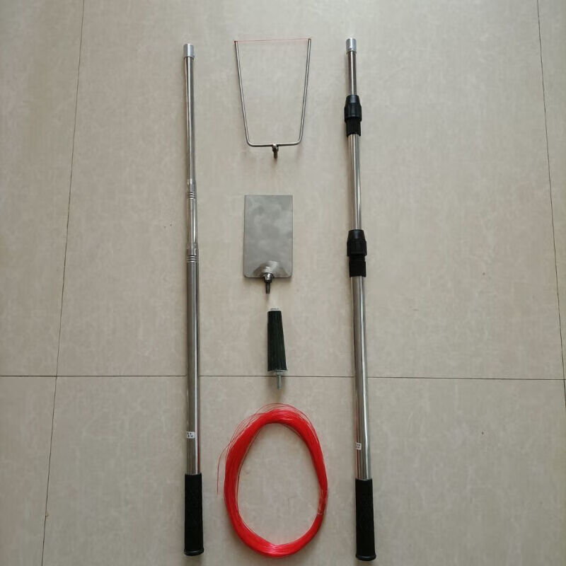 朝雨冲筋专用工具不锈钢收料铲冲筋拉线取杆器冲筋神器 拉线杆叉头 收