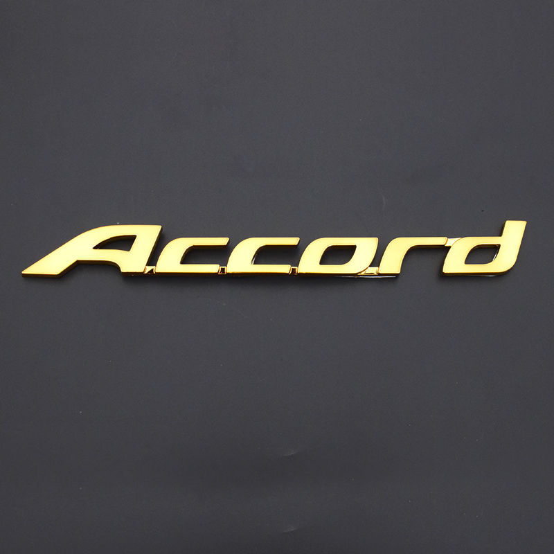 雷静 适用于广汽8代八代雅阁金标accord标志前后车标尾箱2.