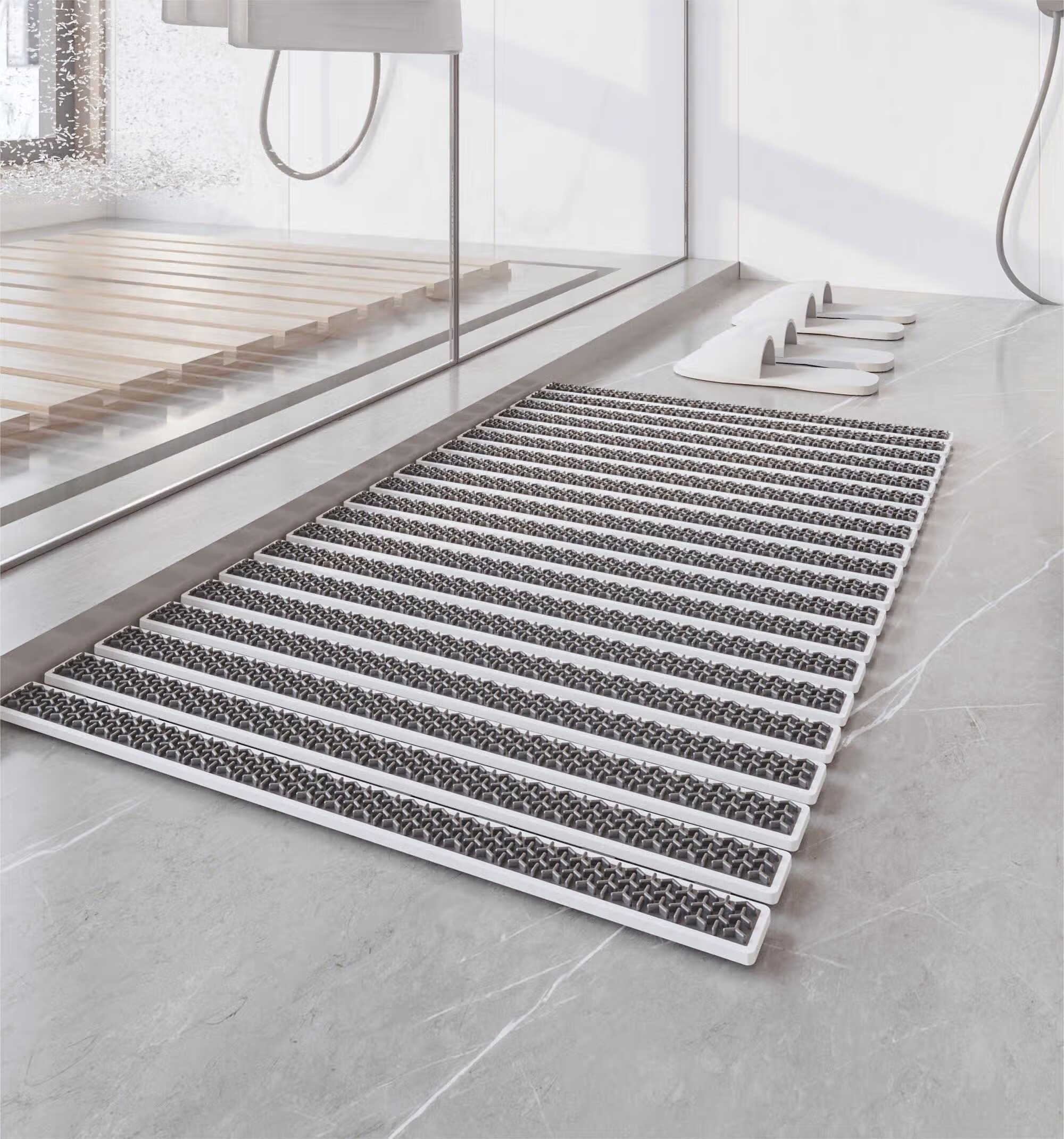 京乐洗澡间防滑垫浴室滑地垫卫生间淋浴洗澡排水隔水垫洗手间厕所门口