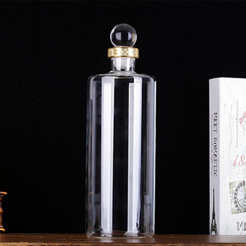 雅漫林(yamanlin)龙形玻璃泡酒瓶直管龙凤瓶泡酒瓶礼盒玻璃工艺酒瓶