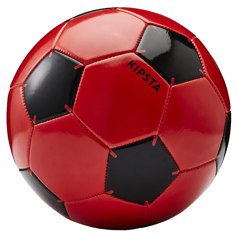 迪卡侬足球儿童皮球4号球训练比赛【4#球】红色（不含打气筒）4451536 红色4号球