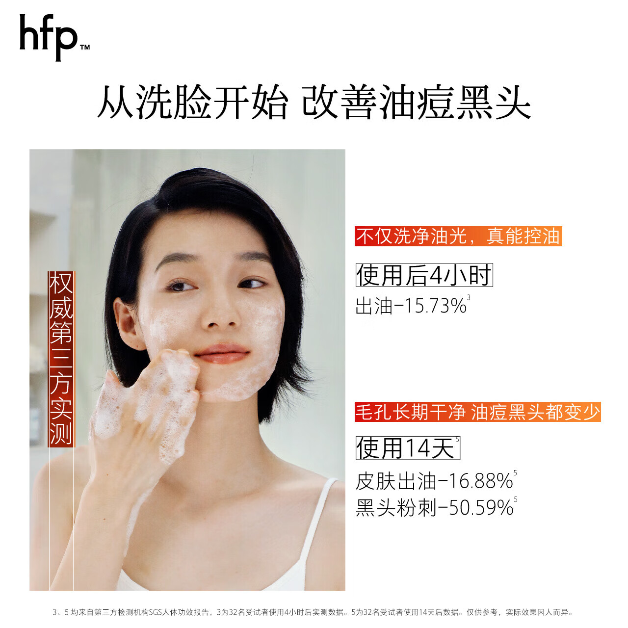 hfp果酸洁面液洗面奶 控油深层清洁祛痘保湿卸妆洗卸合一卸妆礼物 【两瓶】果酸洁面液138ml