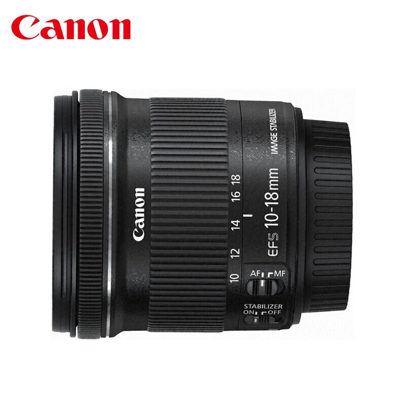 Canon 佳能 EF-S 10-18mm F4.5-5.6 IS STM 广角变焦镜头 APS-C画幅单反镜头（含卡色金环G-MC UV滤镜）