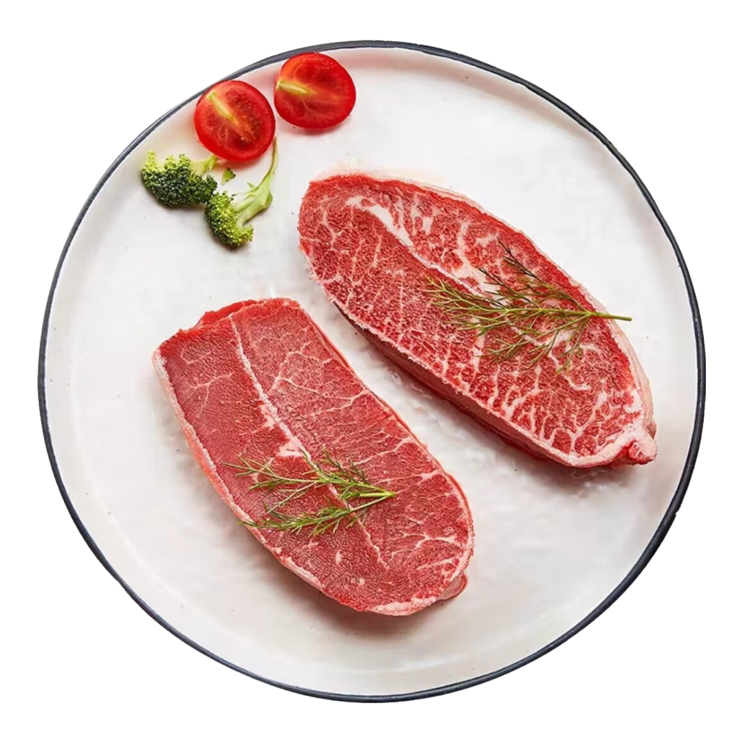 西捷谷飼牡蠣肉板腱原切牛排600g新鮮進(jìn)口雪花牛扒減脂健身兒童牛排 谷飼原切牡蠣肉牛排600g*1包