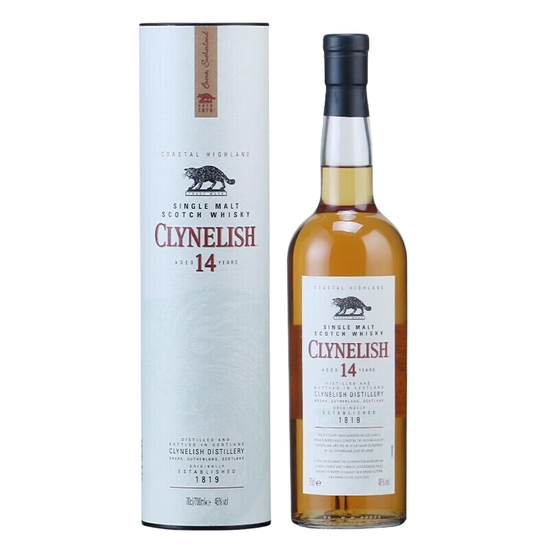 Clynelish 克里尼利基 14年 单一麦芽 苏格兰威士忌 46%vol 700ml 礼盒装