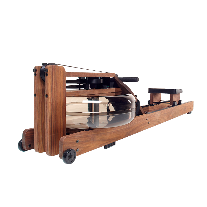 沃特羅倫（WaterRower）【美國(guó)進(jìn)口】【紙牌屋】家用智能水阻劃船機(jī)實(shí)木健身器材胡桃木 軌道有雕刻LOGO 標(biāo)準(zhǔn)款