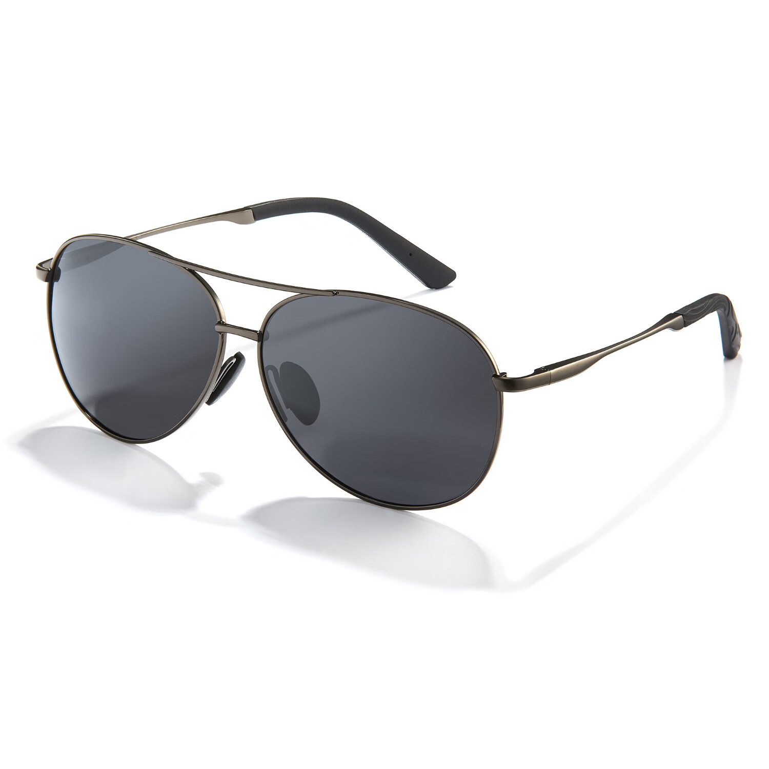 Cyxus墨镜男款士飞行员蛤蟆近视偏光太阳镜防晒眩光开车驾驶专用配度数 枪框黑色片-无度数-偏光 京东折扣/优惠券