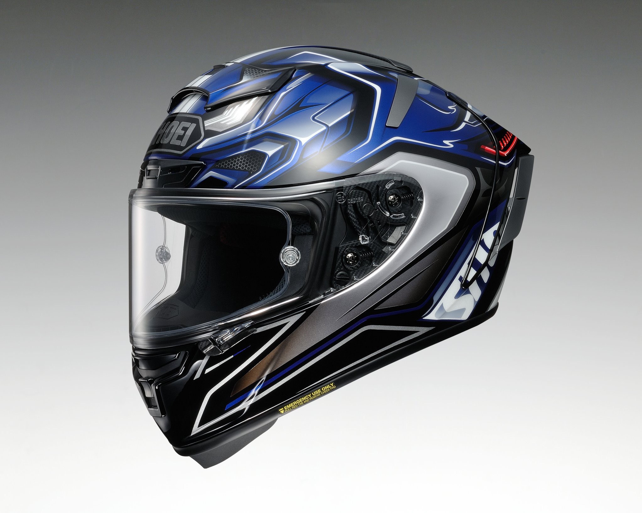 shoei 头盔  x14灰红蚂蚁美国站二代猫红蚂蚁加藤柳川明摩托车头盔