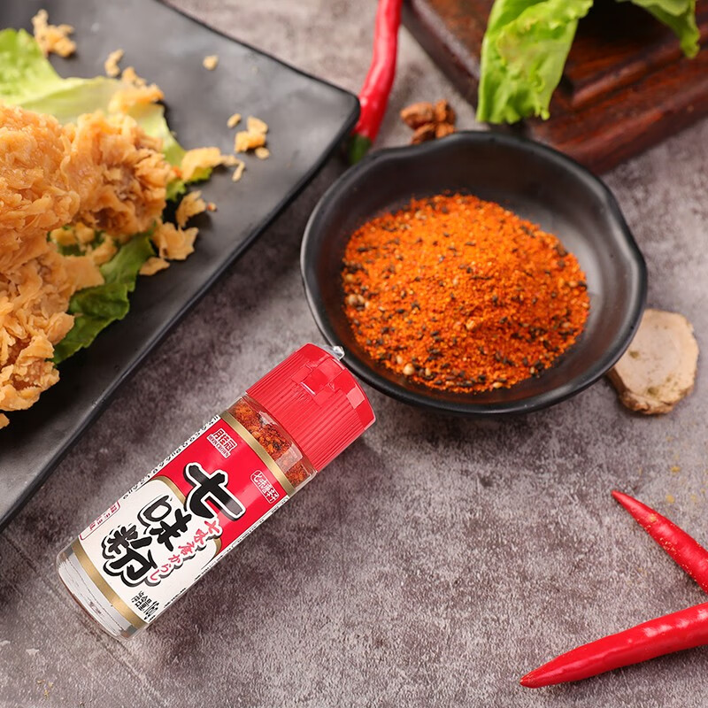 月桂冠七味粉16g火锅蘸料日本调味料做烧烤撒料增香日式七味粉瓶 七味