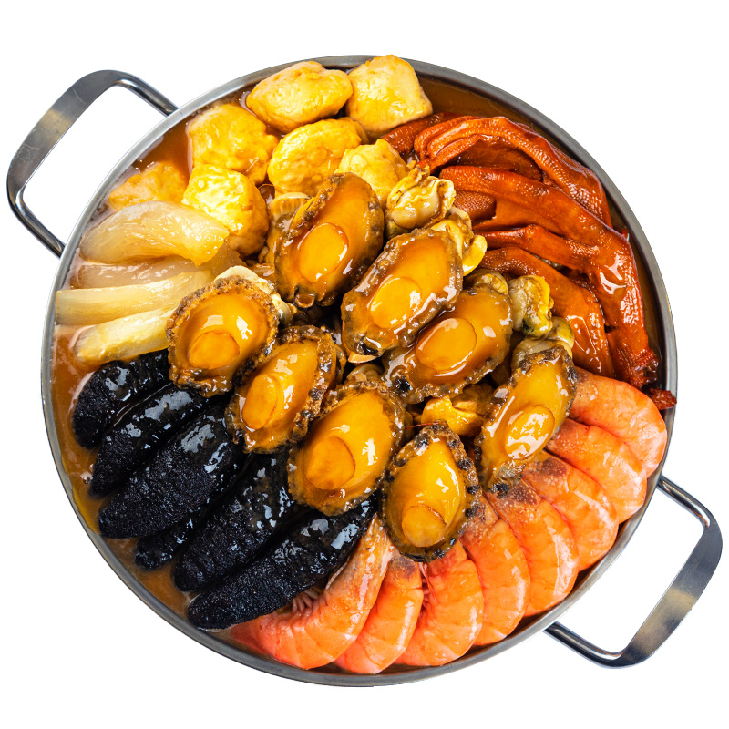 佛跳墙 正宗大盆菜即食加热鲍鱼海参海鲜礼盒现货礼菜年货年夜饭