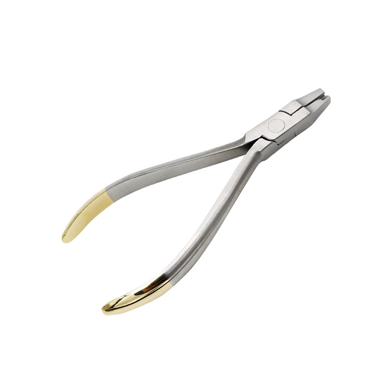 牙科游离牵引钩钳正畸钳夹紧钳不锈钢牵引钩专用钳技工钳游离钩钳 钳