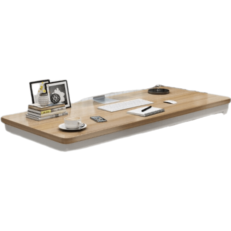 kitc创意家居圆角电脑桌台式家用学生学习卓写字台简约书桌卧室 浅