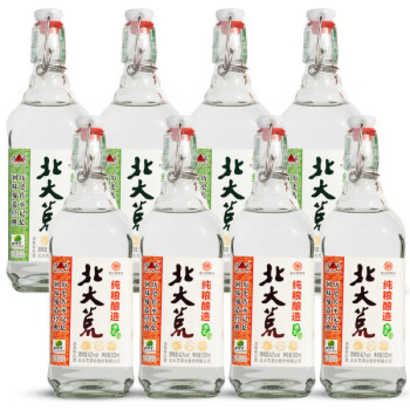 龙江纯粮酿造绵柔高度浓香型东北光瓶白酒 方瓶绵柔酒 方瓶绵柔酒52度