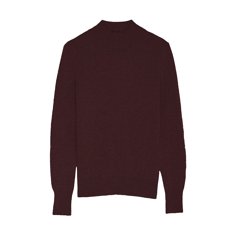 雪蓮秋冬新款半高領(lǐng)女套頭羊絨衫打底衫針織毛衣羊絨衫女 K502 100