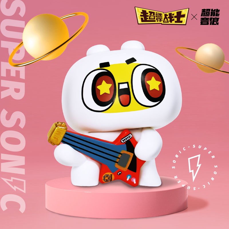 超迷你战士超能音浪系列主题新盲盒手办摆件潮流公仔礼物玩具全套