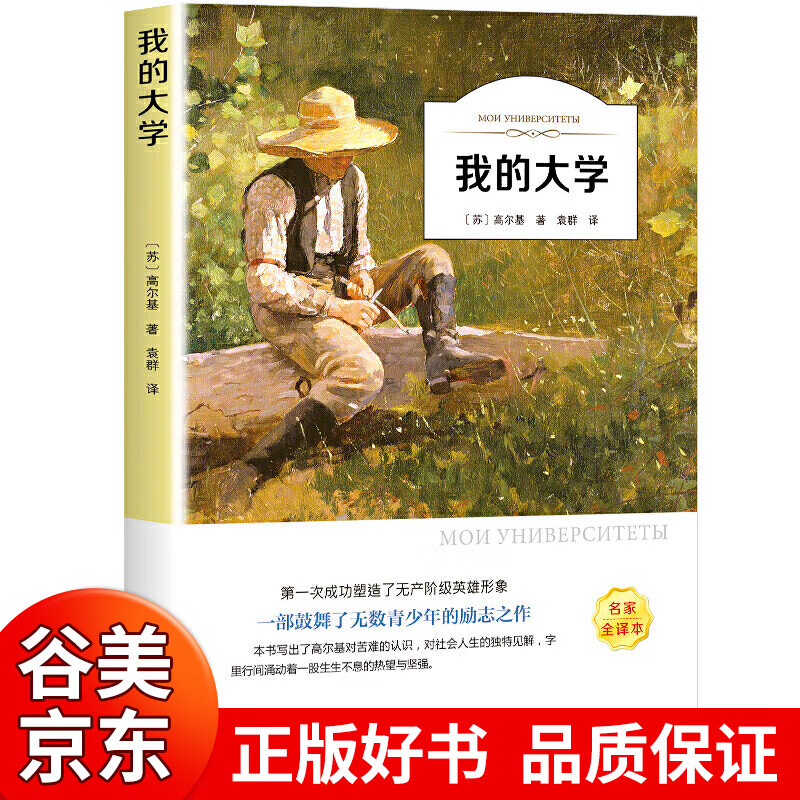 【一元购专区图书】我的大学 高尔基 单本正版书 辽海出版社 适合中小学生看的三四五六年级课外书8-12-14-16岁课外阅读名著读物书籍正版图书商品1元图书书籍畅销书 1元商品 我的大学