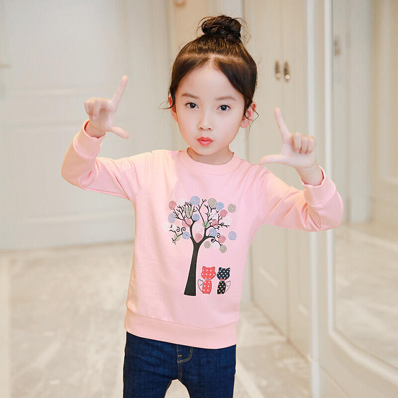 新品3-12岁小孩子穿的女童春季打底衫6春秋5棉10岁小女孩秋衣内穿上衣