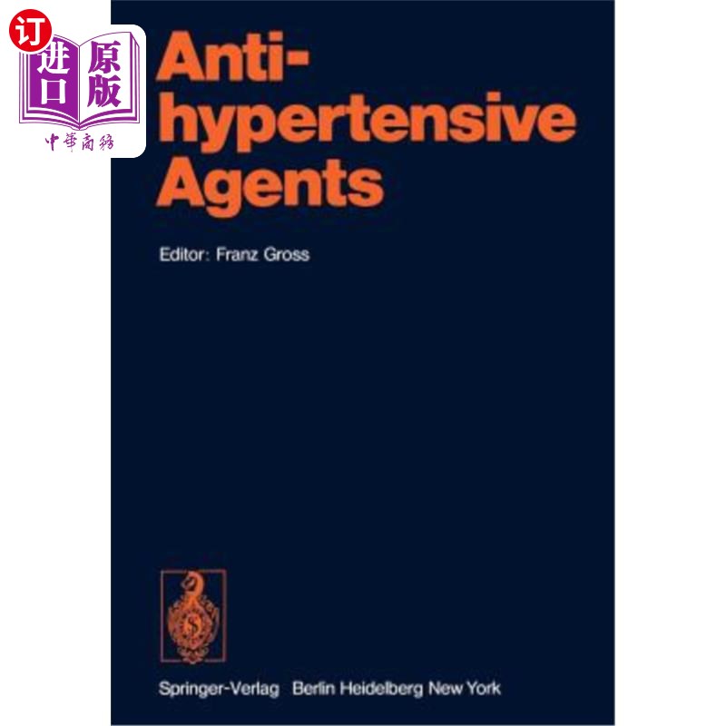 海外直订医药图书antihypertensive agents 抗高血压药