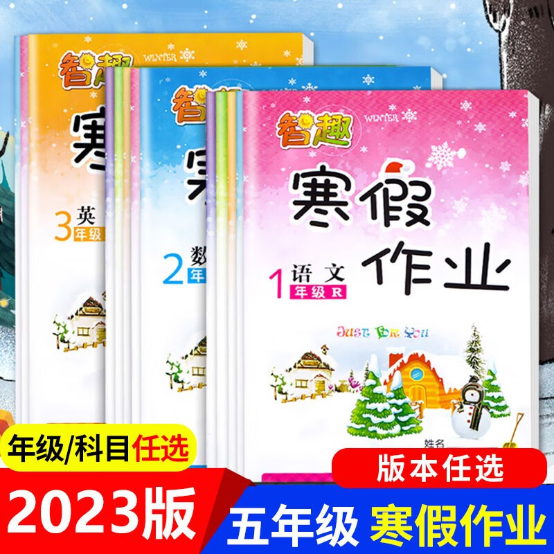 5年級雙色版智趣寒假溫故知新智趣寒假作業(yè)五年級上冊北師版蘇教版冀教版外研版語文數(shù)學(xué)英語 小學(xué)同步訓(xùn)練試卷寒假銜接作業(yè)期末總復(fù)習(xí) 語文【人教版】寒假作業(yè)