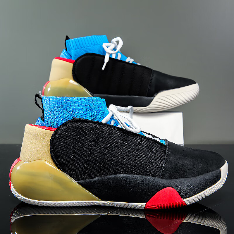 邦塞斯2023年春季新款篮球鞋男哈登7代实战减震运动鞋耐磨网面潮鞋